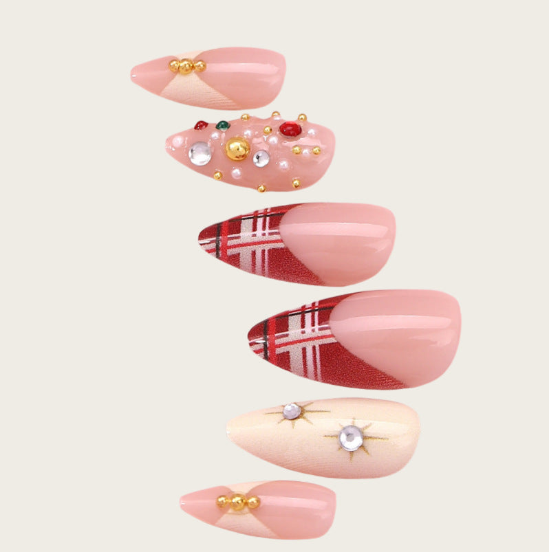 Artistic Stiletto Press-On Nail Set Kalsten