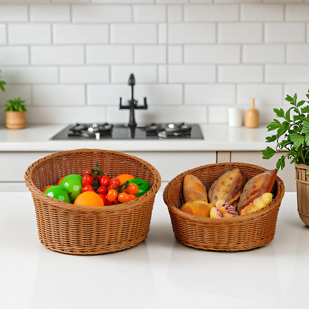 Ladies oval basket made of high-quality willow material Kalsten