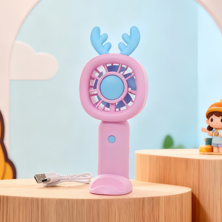 Ladies' portable mini fan in playful bunny design Kalsten