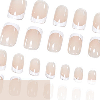 French Tip Acrylic Nail Enhancements Kalsten