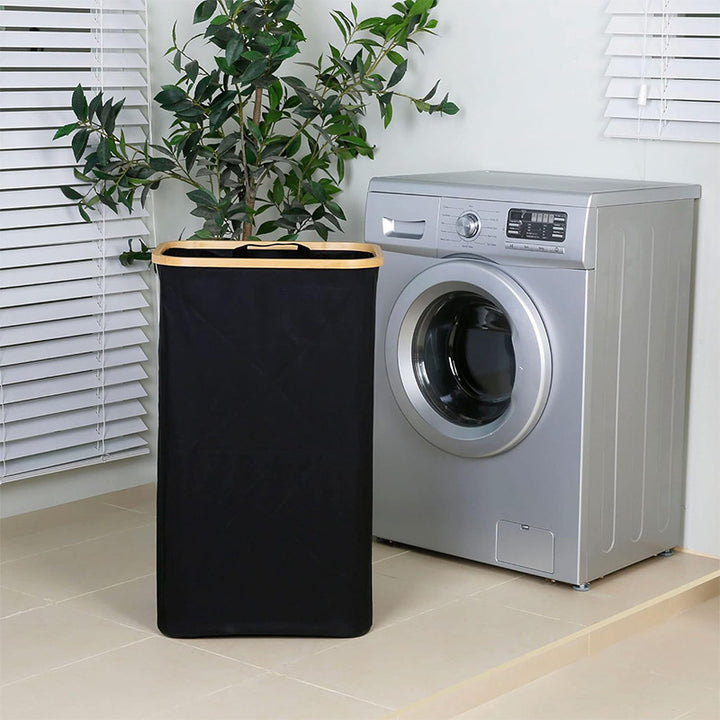 High-quality laundry basket with removable and washable inner bag Kalsten