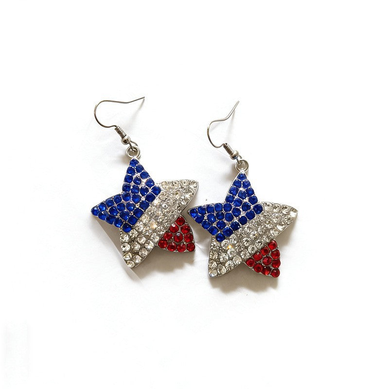 Women’s eye-catching drop earrings with flexible mesh, sequined trim, and hook closure Kalsten