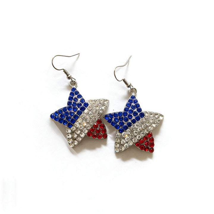 Women’s eye-catching drop earrings with flexible mesh, sequined trim, and hook closure Kalsten