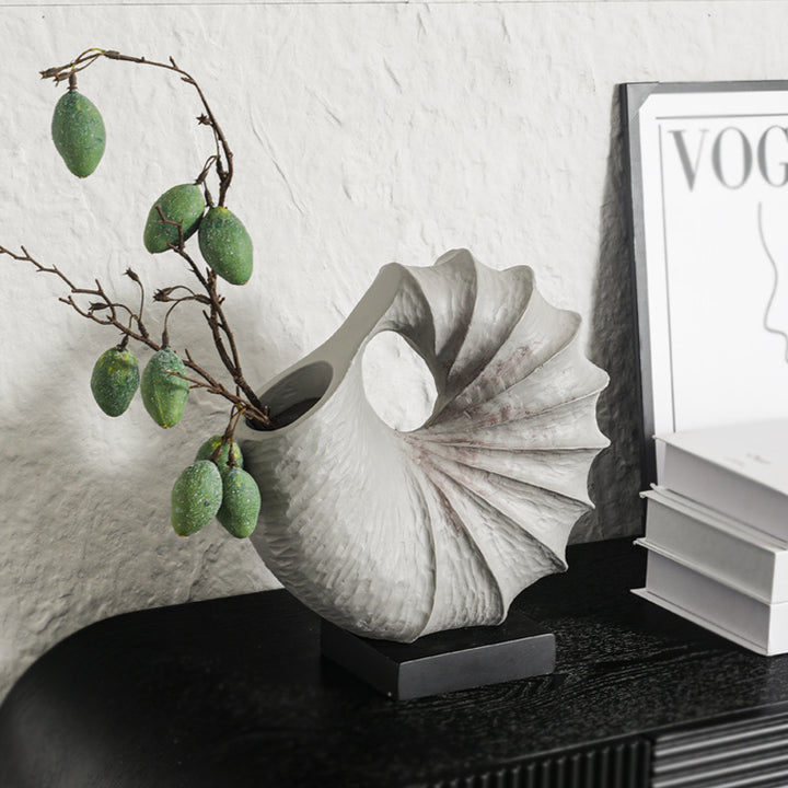 Nautical-Inspired Decorative Seashell Sculpture