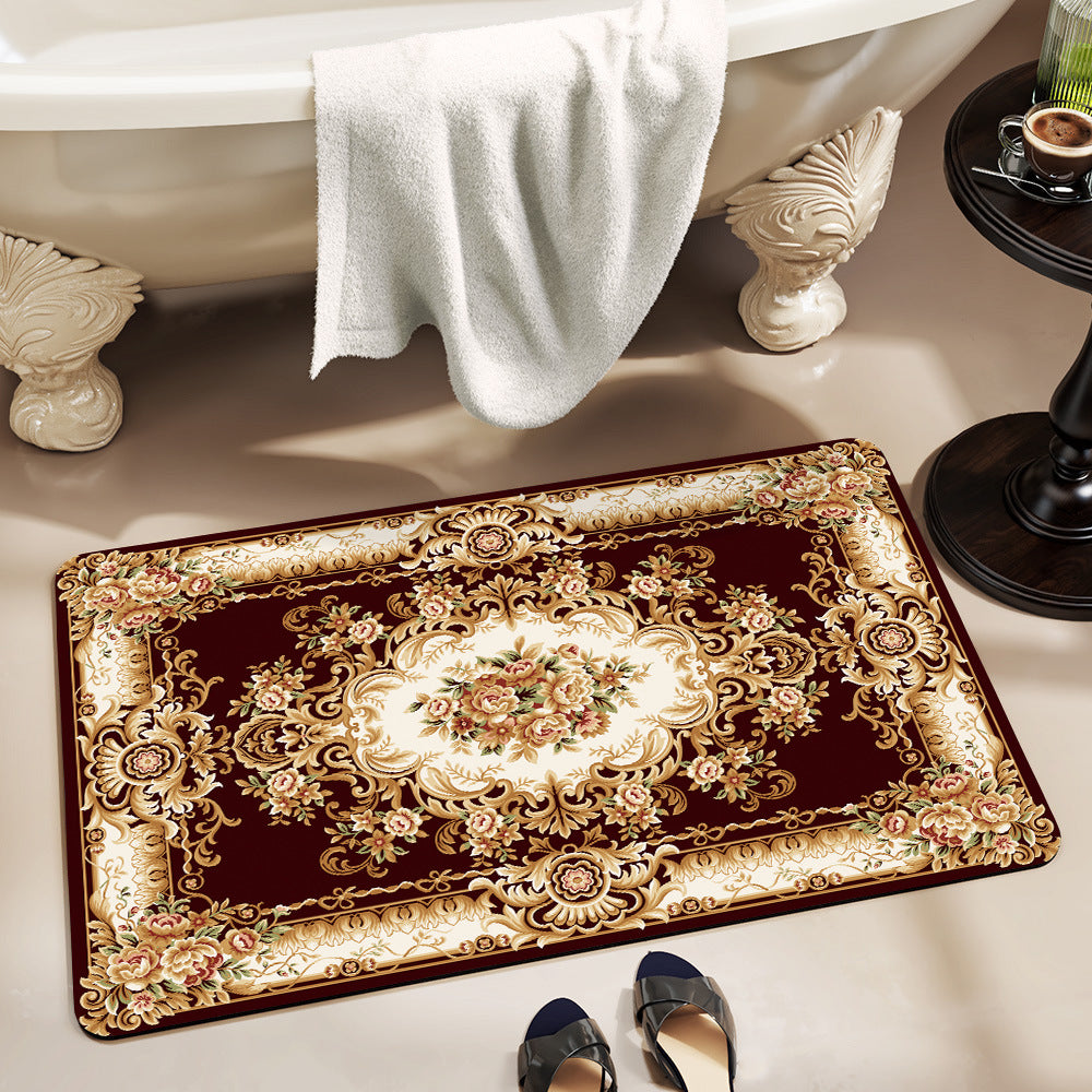 Ornate Decorative Bath Mat Kalsten
