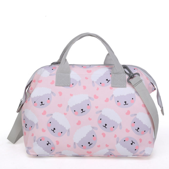 Playful Patterned Travel Satchel Kalsten