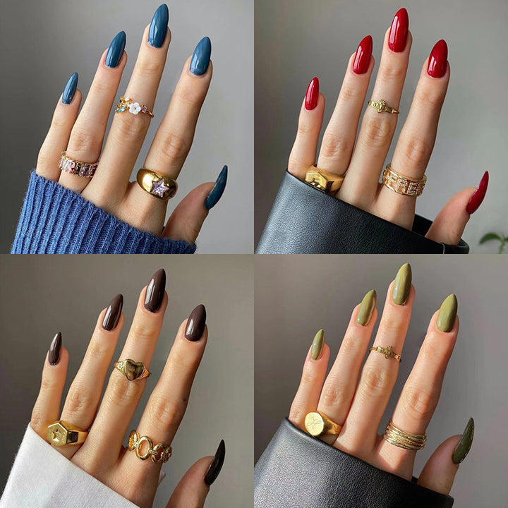 Elegant Acrylic Nails with High Gloss Finish Kalsten