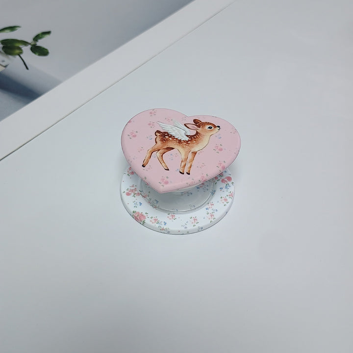 Heart-Shaped Character Phone Grip Kalsten