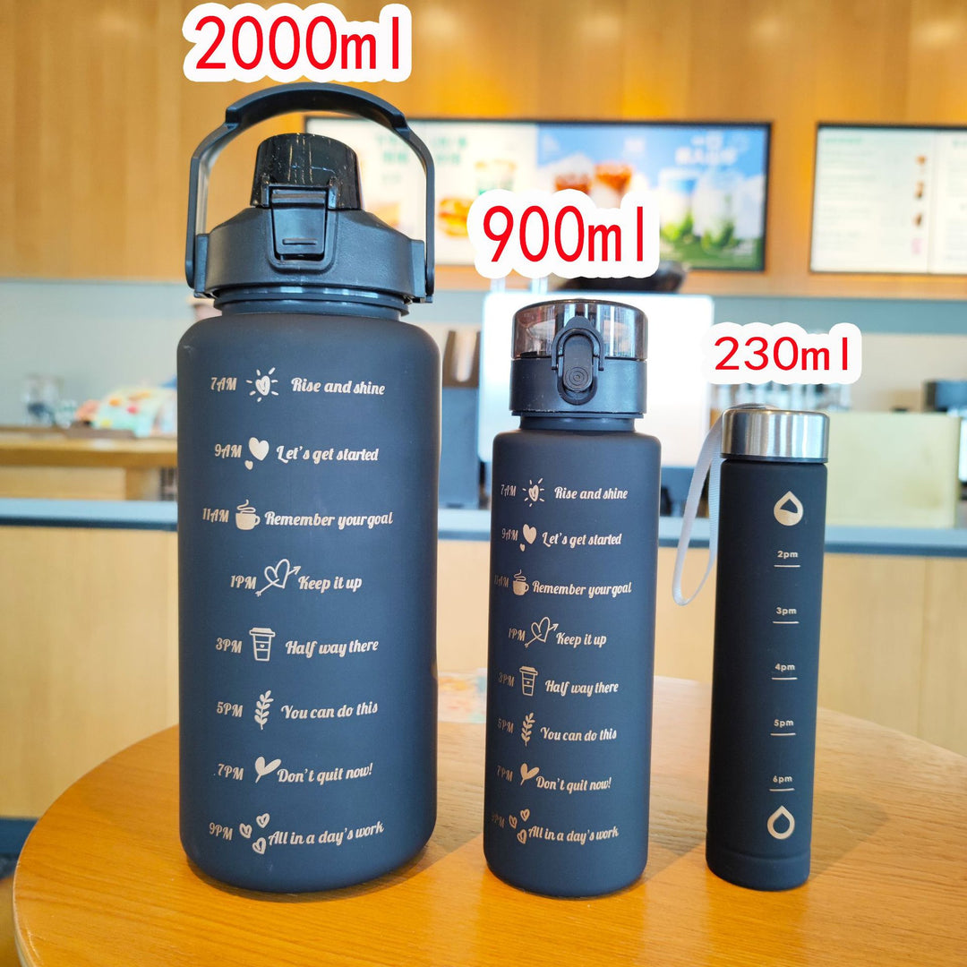 Ladies Motivating Water Bottle with Time Markers Kalsten