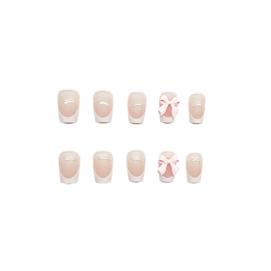 Decorative Bow Acrylic Nail Enhancements Kalsten
