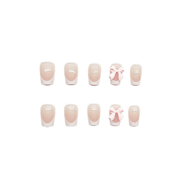 Decorative Bow Acrylic Nail Enhancements Kalsten