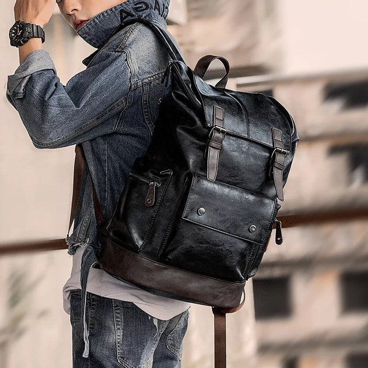 Durable and Elegant Backpack Made of High-Quality Faux Leather Kalsten