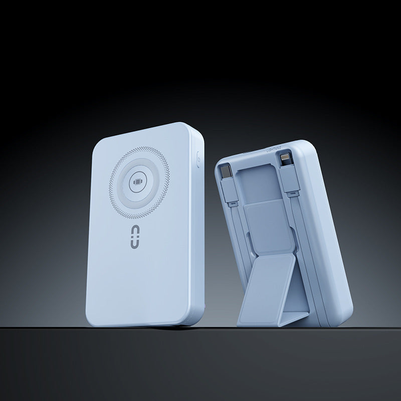 Portable power bank with integrated stand function and fast charging system Kalsten