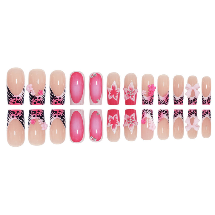 Floral Elegant Press-On Nail Extensions Kalsten