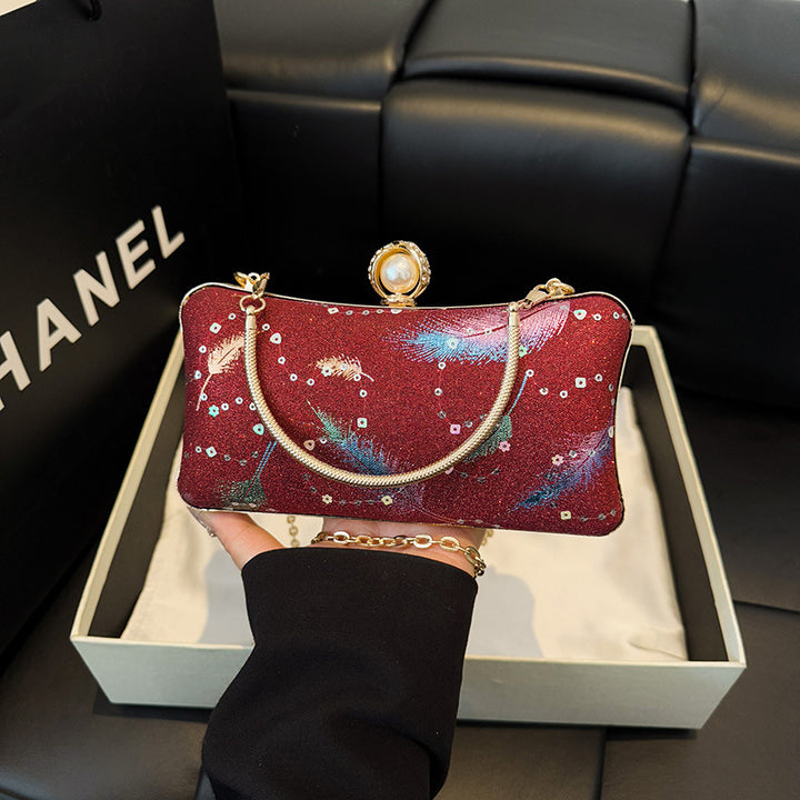 Glittery Evening Clutch Bag Kalsten