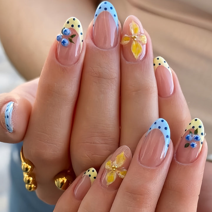 Decorative Floral Nail Art Tips Kalsten