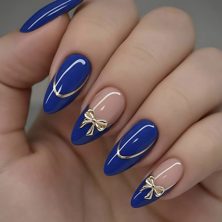 Decorative Bow-Accent Nail Art Extensions Kalsten