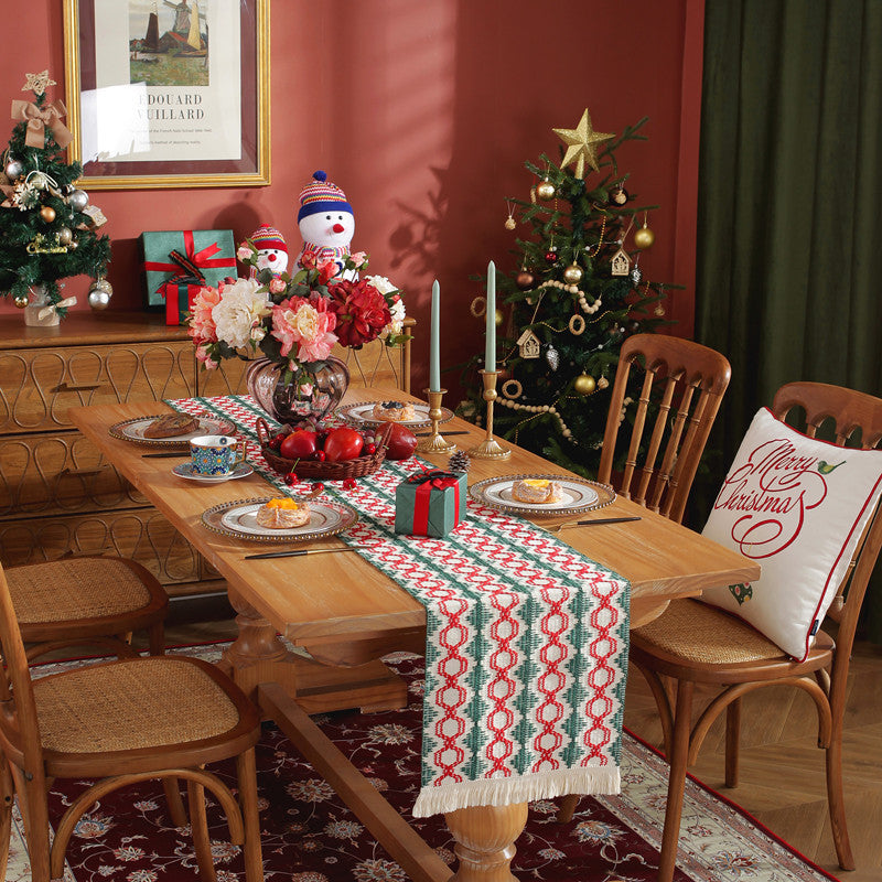Festively Patterned Table Runner