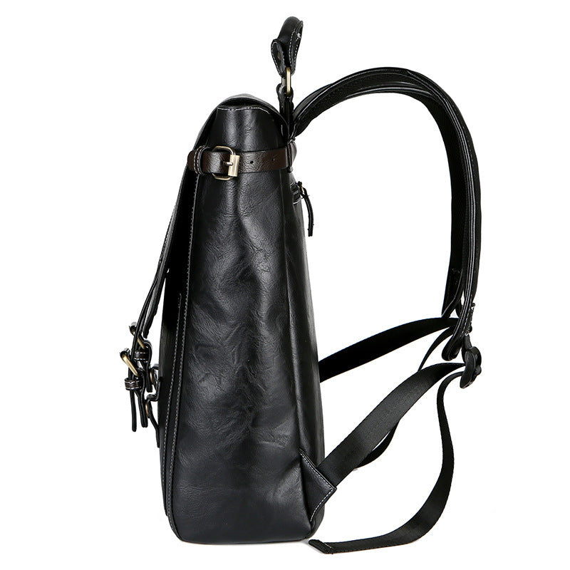 Elegant Laptop Backpack with High-Quality Synthetic Leather Coating Kalsten