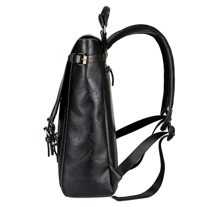 Elegant Laptop Backpack with High-Quality Synthetic Leather Coating Kalsten