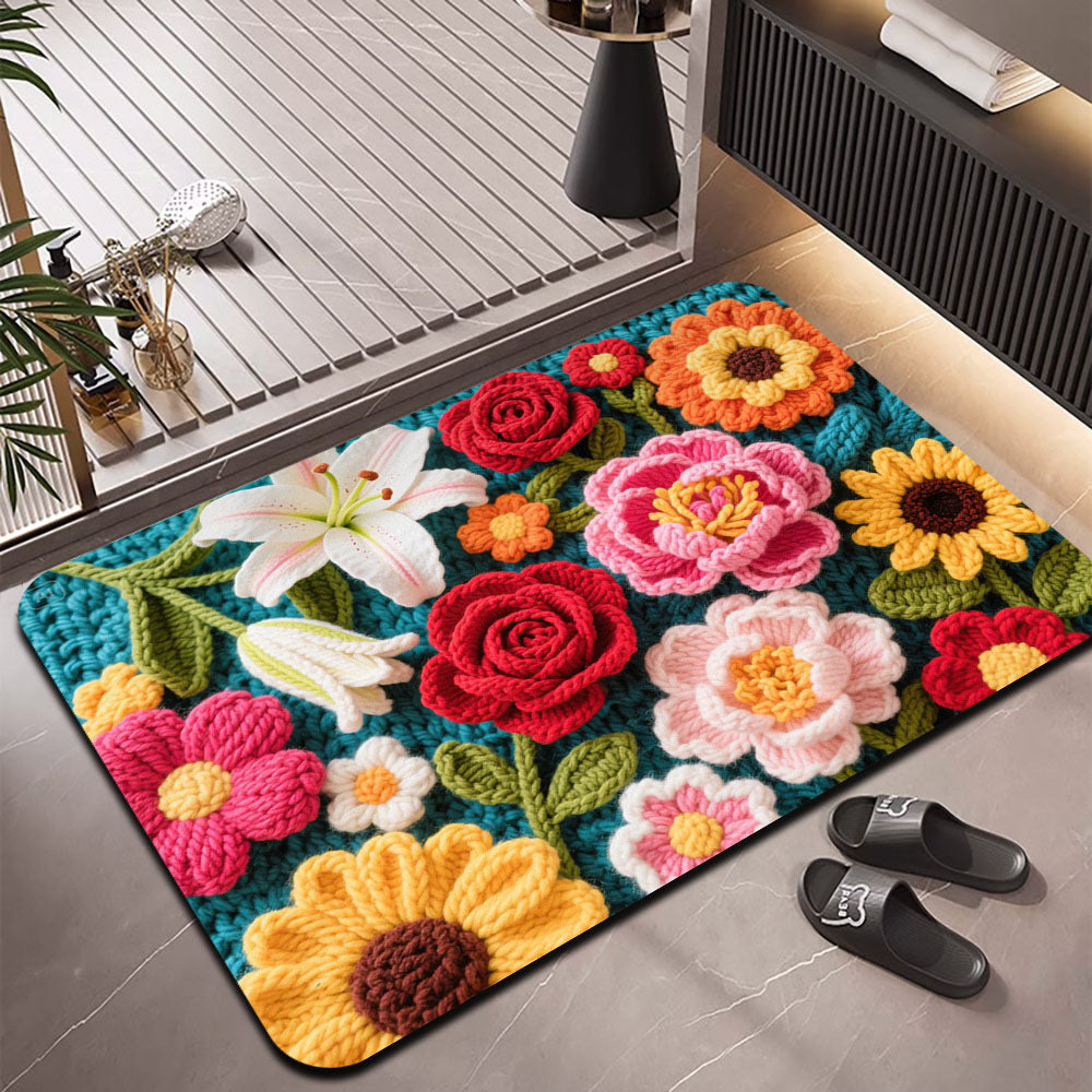 Decorative Floral Area Rug Kalsten