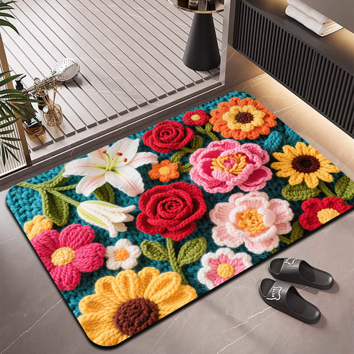 Decorative Floral Area Rug Kalsten