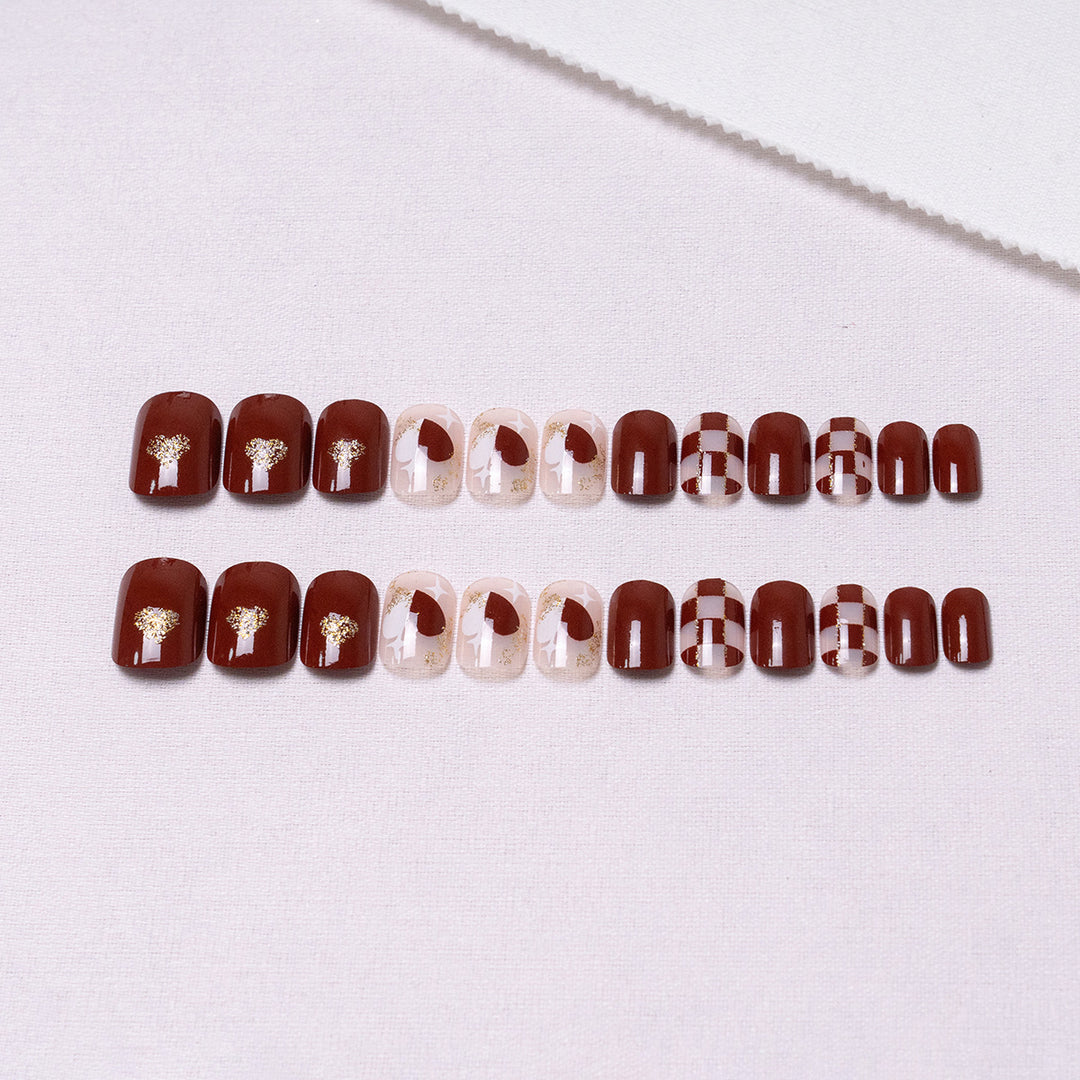 Decorative Press-On Nail Art Set  1791110395