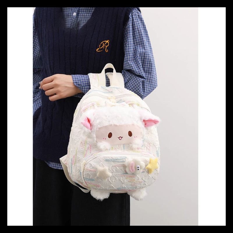 Cute Plush Animal-Themed Backpack Kalsten