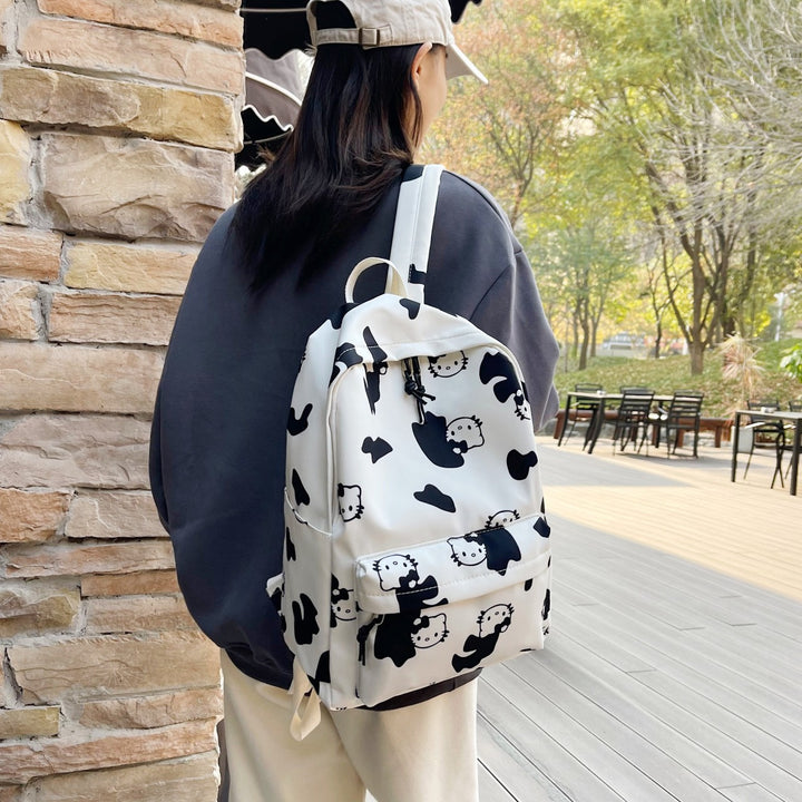 Cartoon Character Print Backpack Kalsten