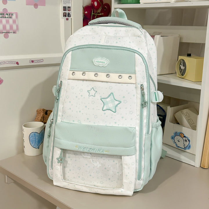 Transparent Pocket Backpack Kalsten