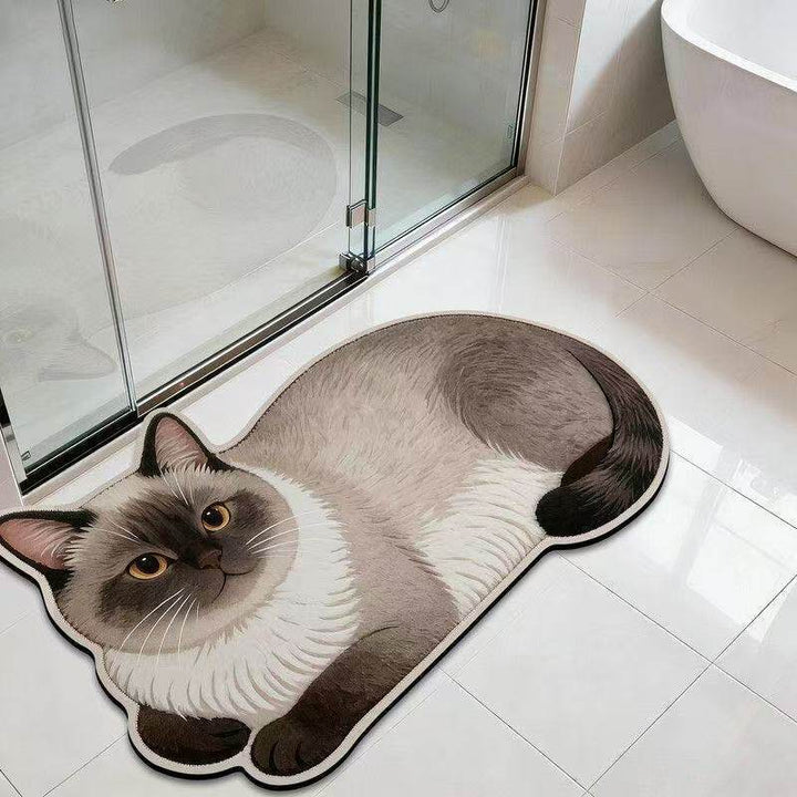 Corgi Shaped Bath Mat