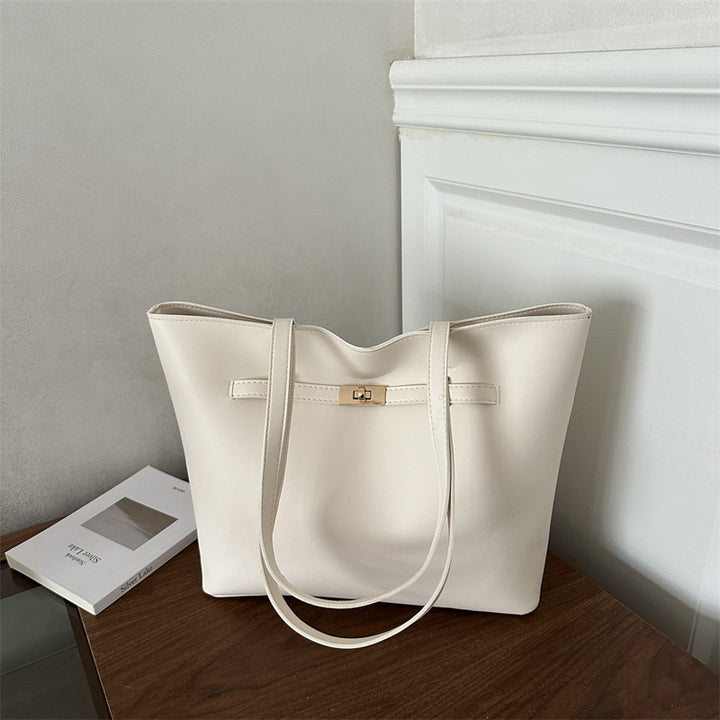 Minimalist Leather Tote Bag