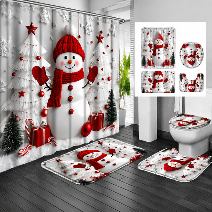 Snowman-Themed Bathroom Decor Set Kalsten