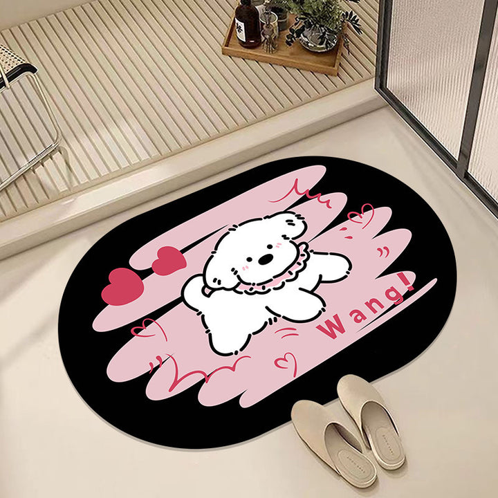Cute Cartoon Animal Bath Mat Kalsten