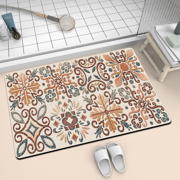 Artistic Mosaic Bath Mat Kalsten