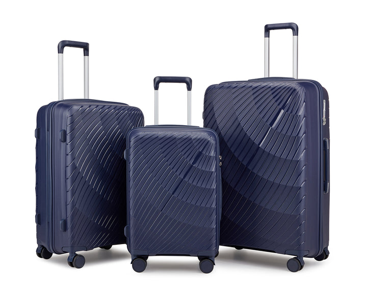 Unisex Premium Textured Hard Shell Luggage Set Kalsten