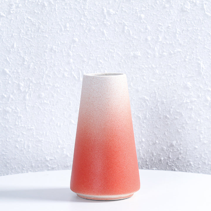 Modern Textured Ceramic Flower Vessel Kalsten