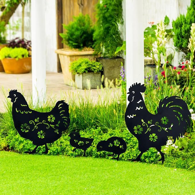 Garden Chicken Decor Kalsten