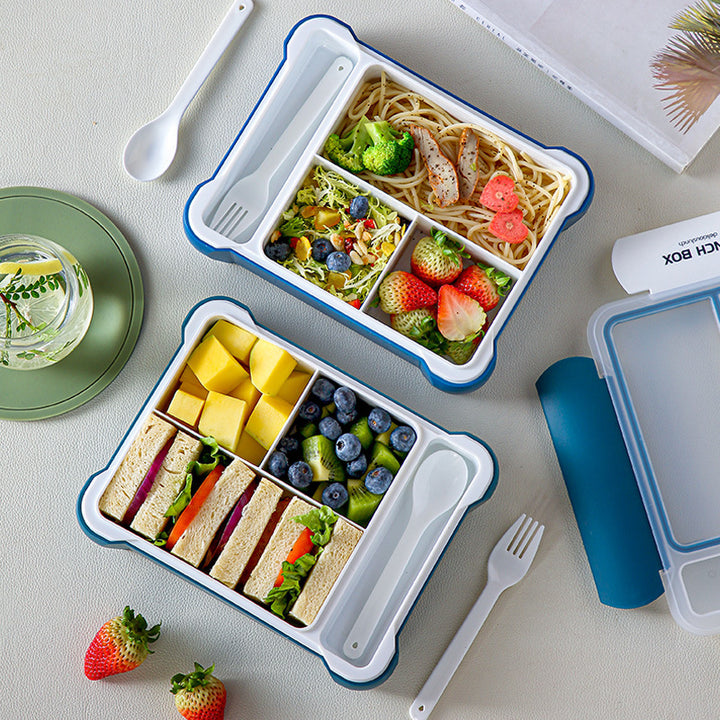 Multi-Compartment Leak-Proof Bento Lunch Box