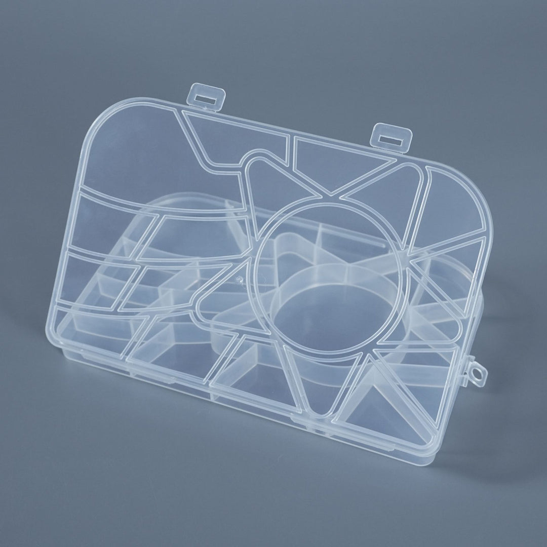 Clear Multi-Section Craft Organizing Box Kalsten