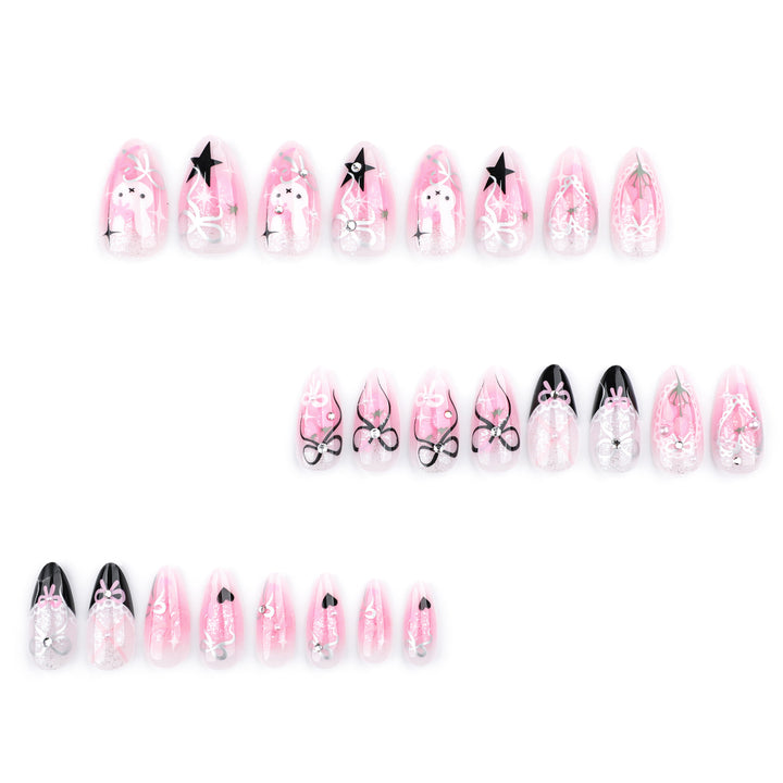 Artificial nails with romantic design Kalsten