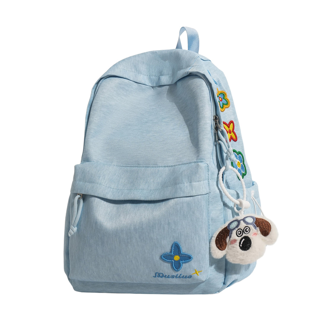 Casual Floral-Embroidered Backpack Kalsten
