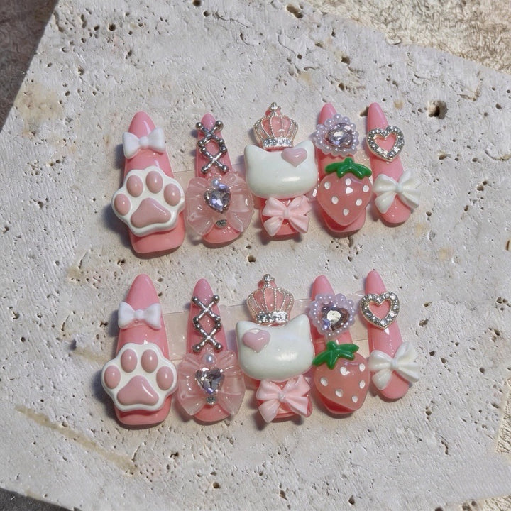 Whimsical Animal-Themed Nail Art Kit