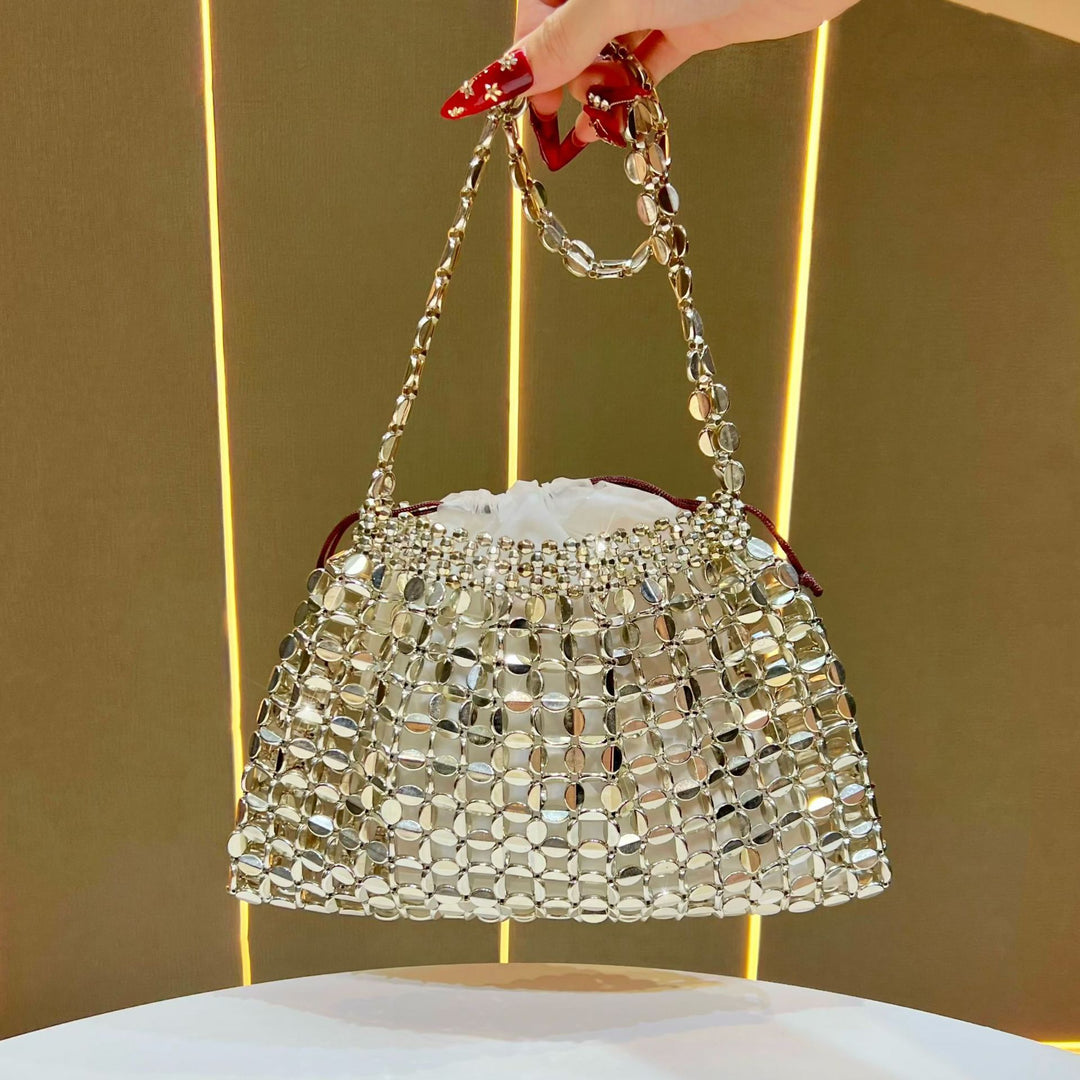 Decorative Mirrored Evening Handbag
