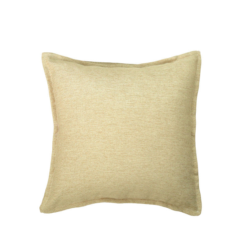 Decorative Linen Throw Pillow Cover with Piped Edge