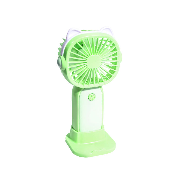 Ladies portable hand fan in cute cat design Kalsten