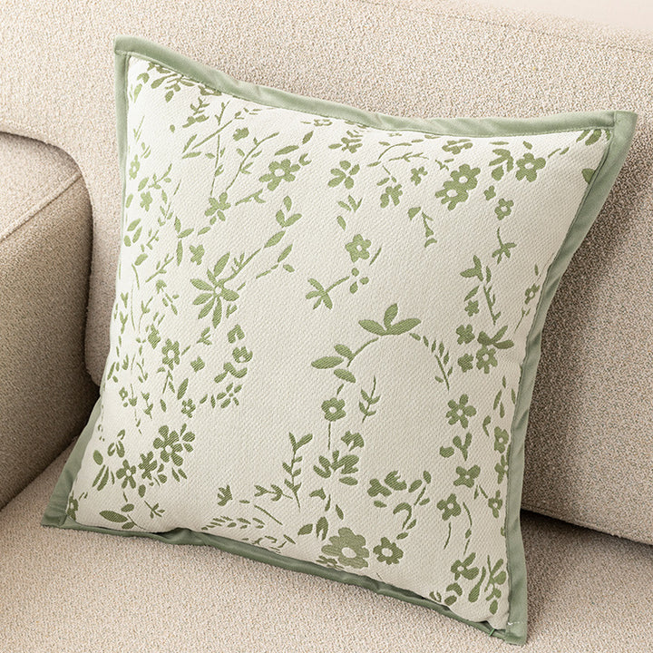Flower Pattern Texture Decorative Cushion