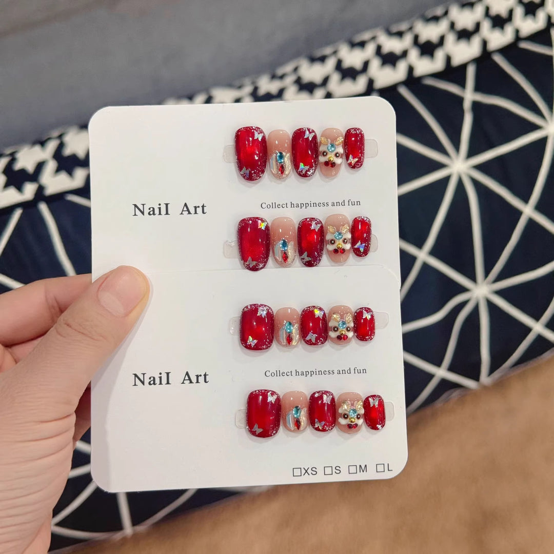 Glamorous Press-On Nail Art Set Kalsten