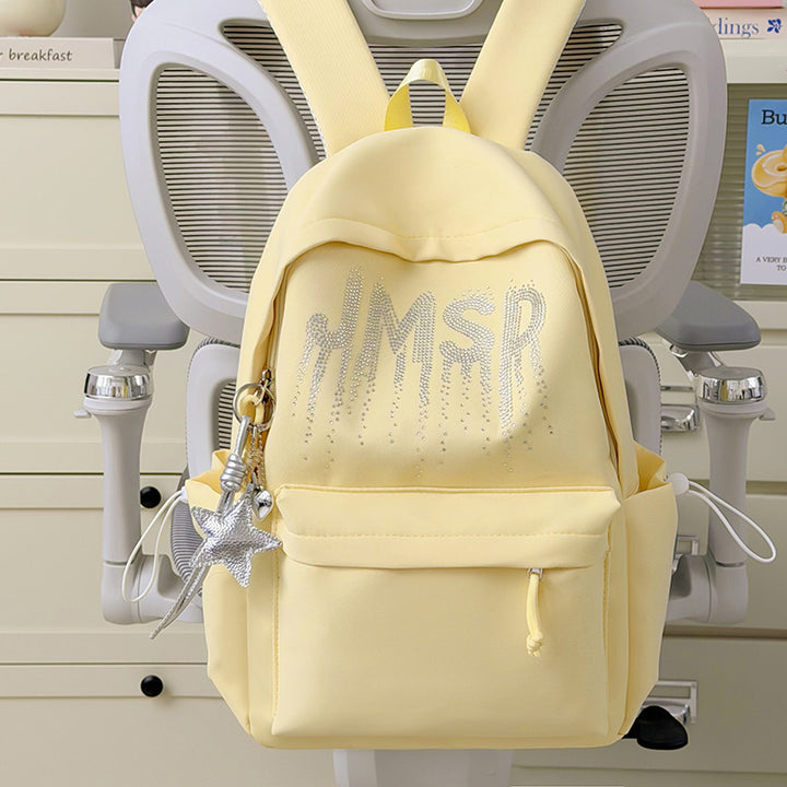 Decorative Rhinestone-Embellished Backpack Kalsten