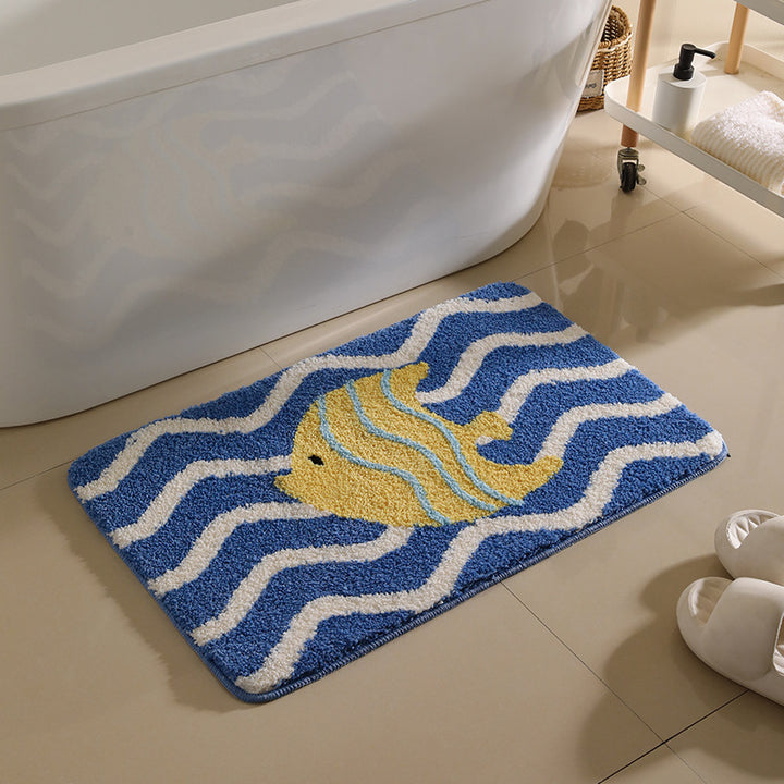 Cute Panda Design Bath Mat Kalsten